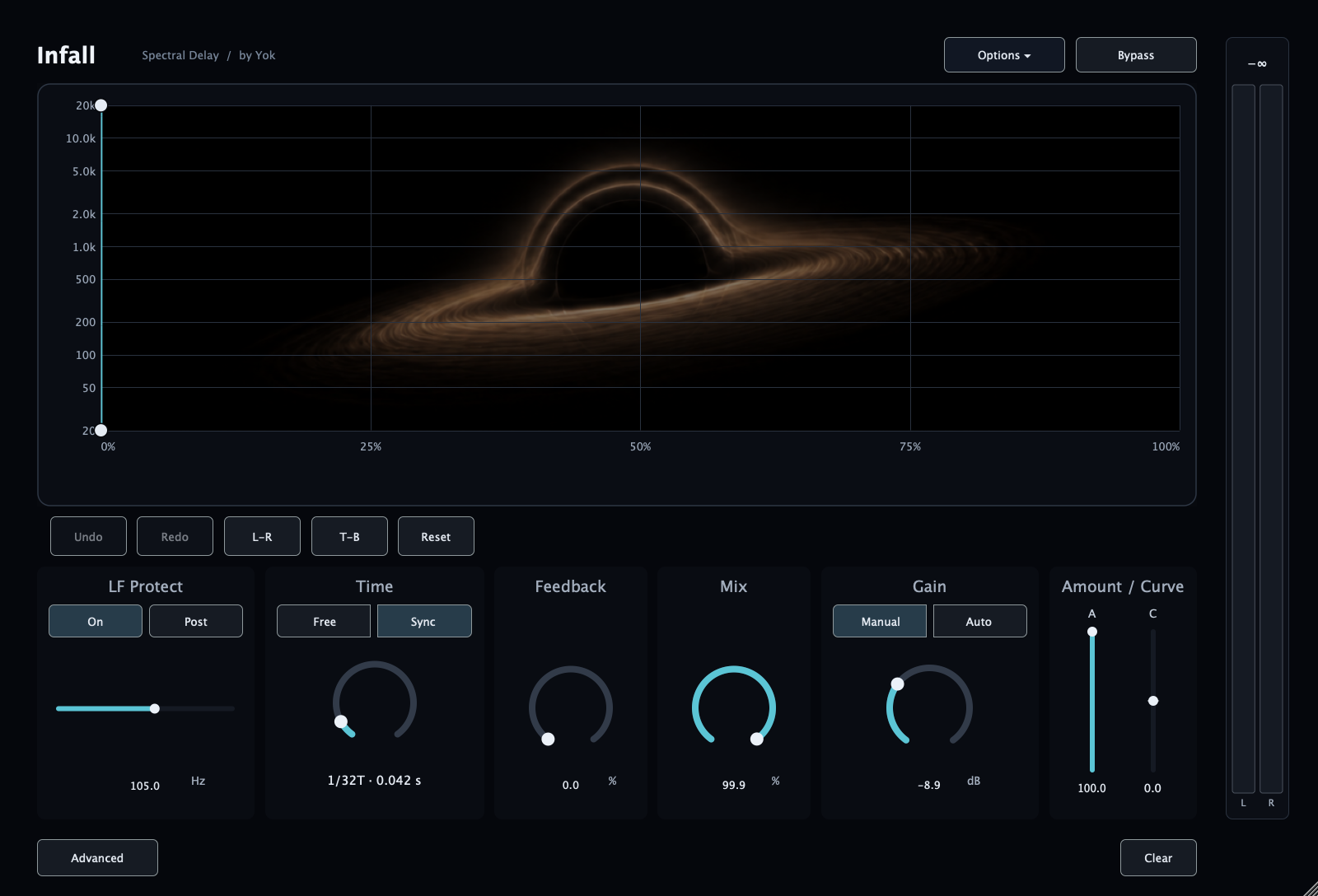 Infall spectral delay interface